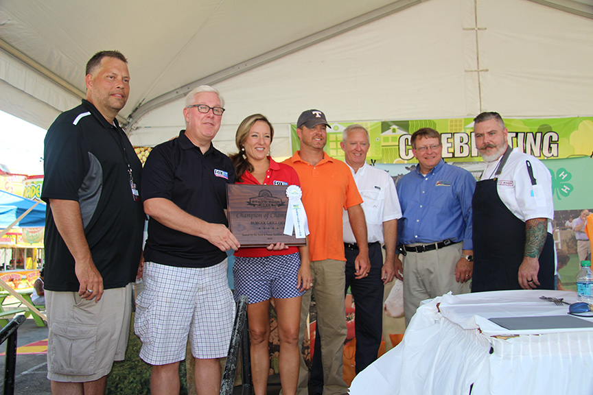 Champion of Champions in the 2016 TN State Fair Grill Off